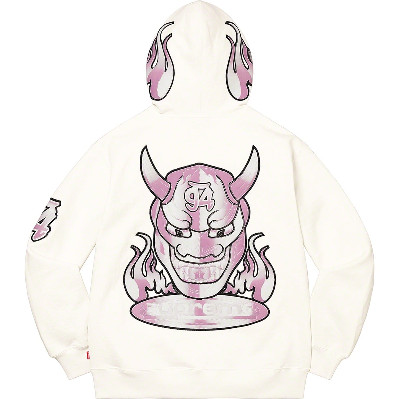 Demon Zip Up Hooded Sweatshirt view 2